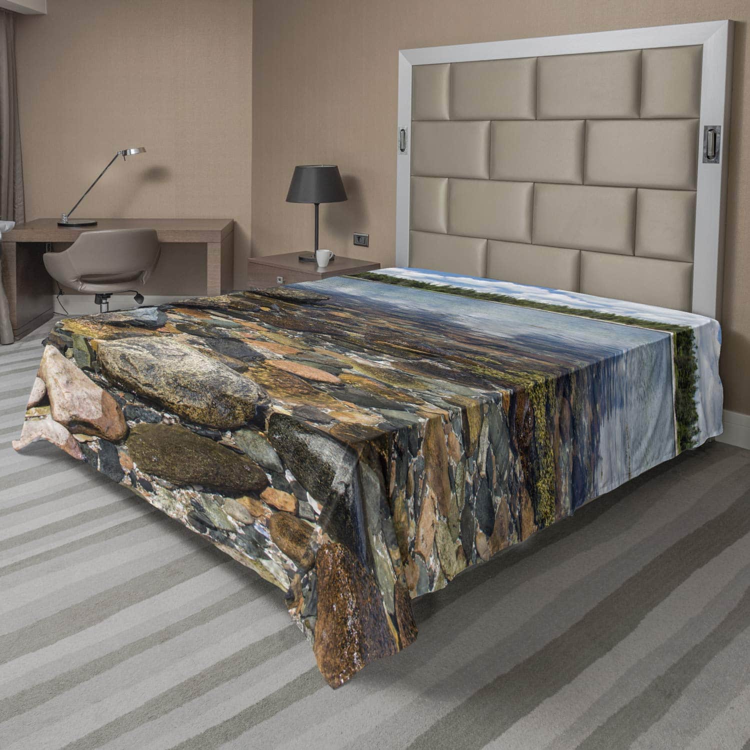 Lunarable American Scenery Sábana Lisa, Paisaje americano