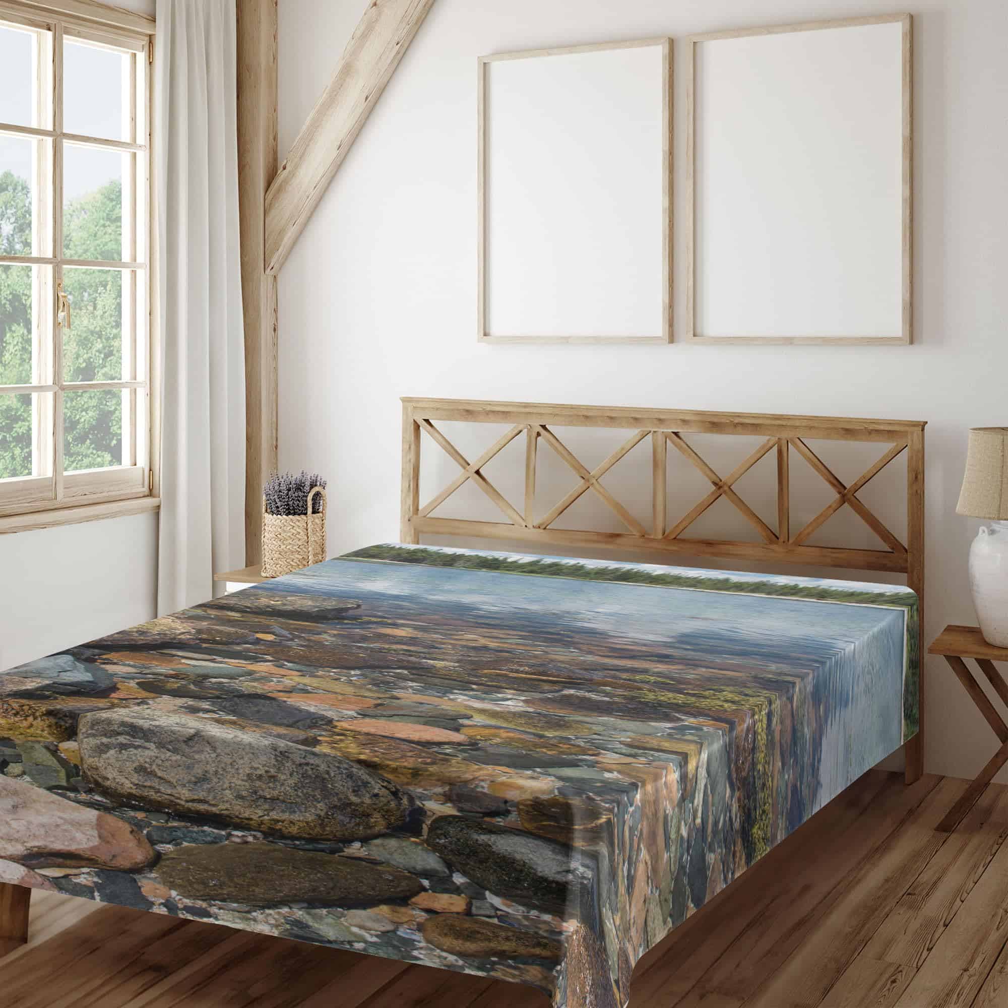 Lunarable American Scenery Sábana Lisa, Paisaje americano - Imagen 3