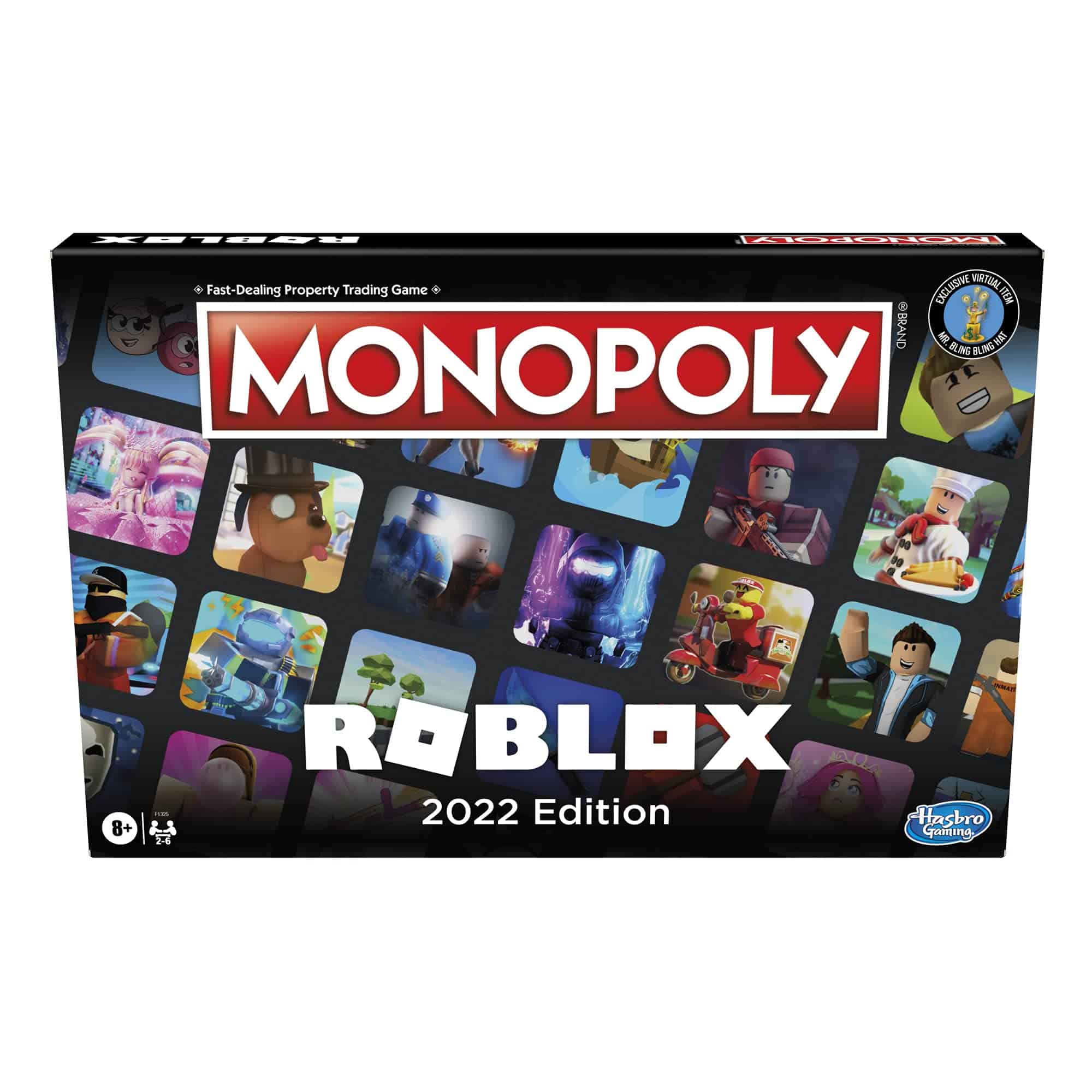 Monopoly: Edición Roblox 2022 Juego de Mesa, Compra, Venta,