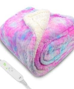 Manta Eléctrica Calefactada ZXU, Manta Térmica de Felpa y