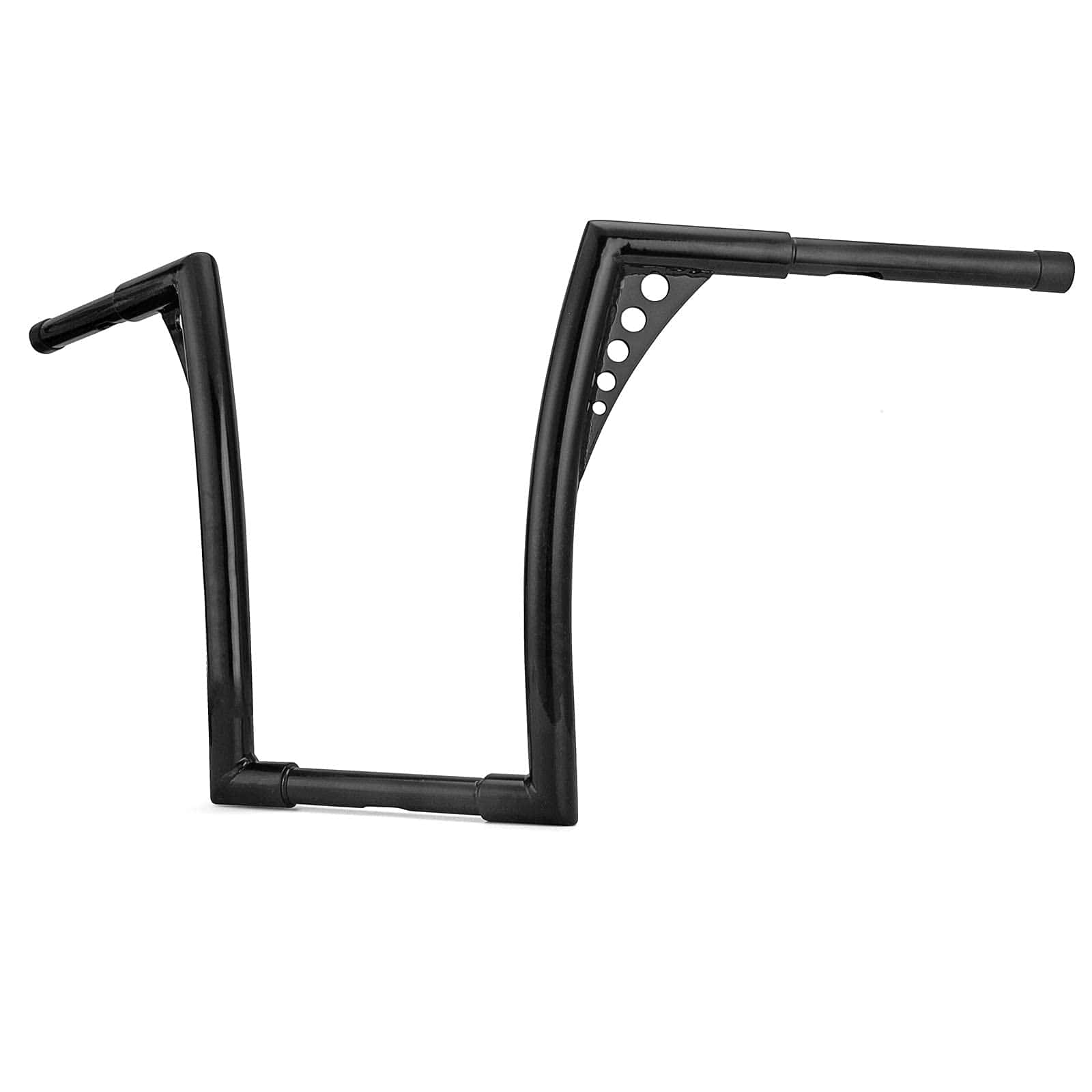 WSays Gloss Black 14" Rise Ape Hangers Handlebar 1-1/4" - Imagen 5