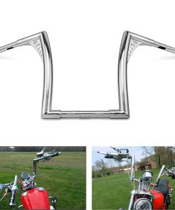 Manillares de Mono Cromado de 10" de Altura para Harley