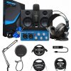 Paquete completo de estudio PreSonus AudioBox con monitores