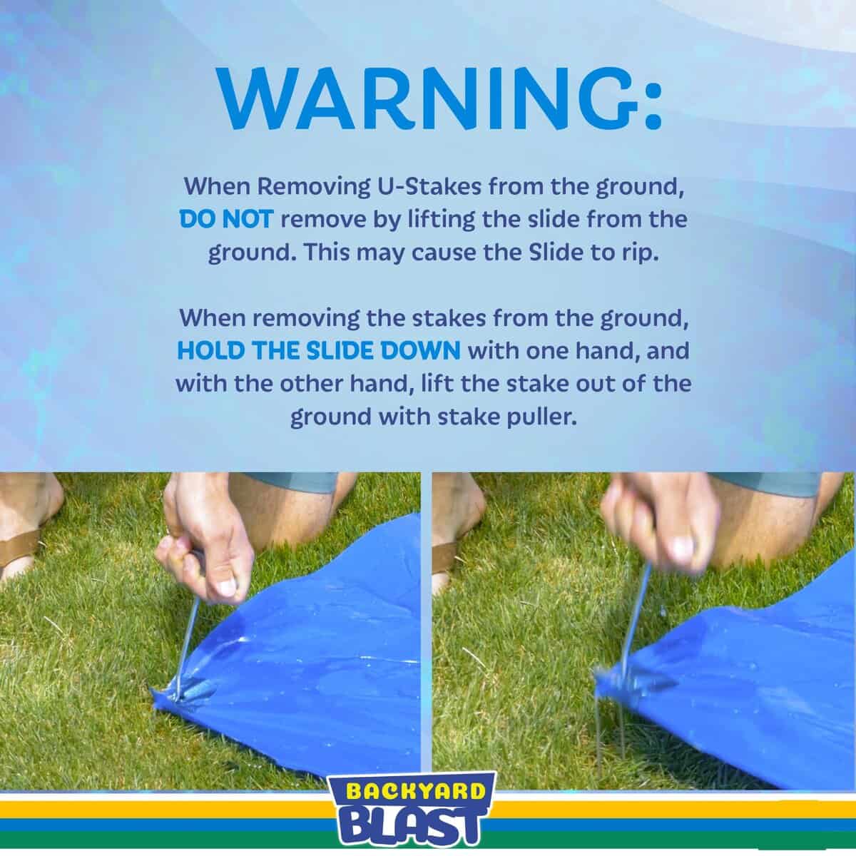 BACKYARD BLAST Tobogán Acuático Gigante para Adultos y - Imagen 9