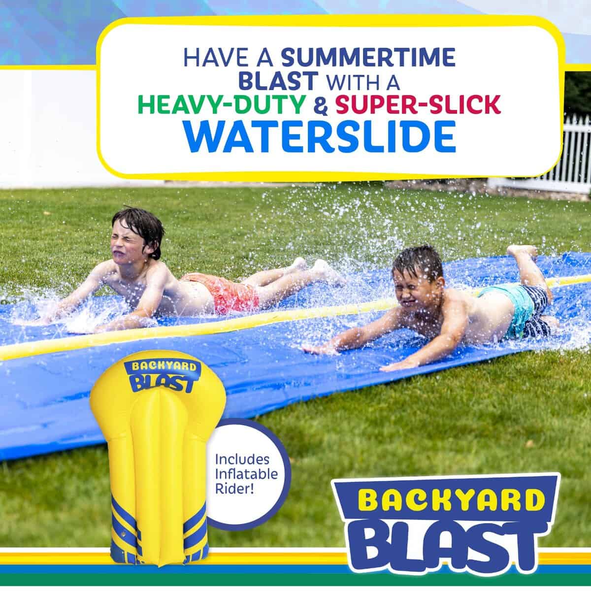BACKYARD BLAST Tobogán Acuático Gigante para Adultos y - Imagen 3