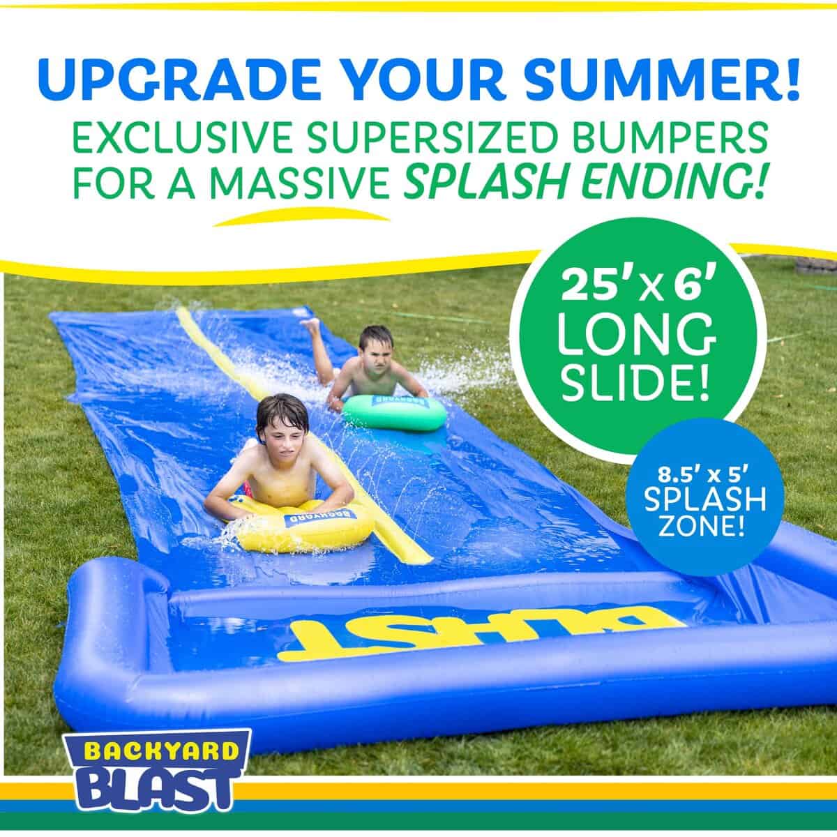 BACKYARD BLAST Tobogán Acuático Gigante para Adultos y - Imagen 4