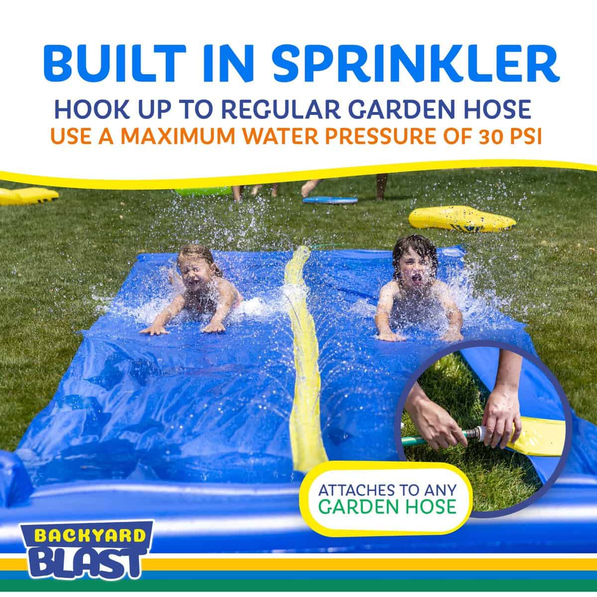 BACKYARD BLAST Tobogán Acuático Gigante para Adultos y - Imagen 6