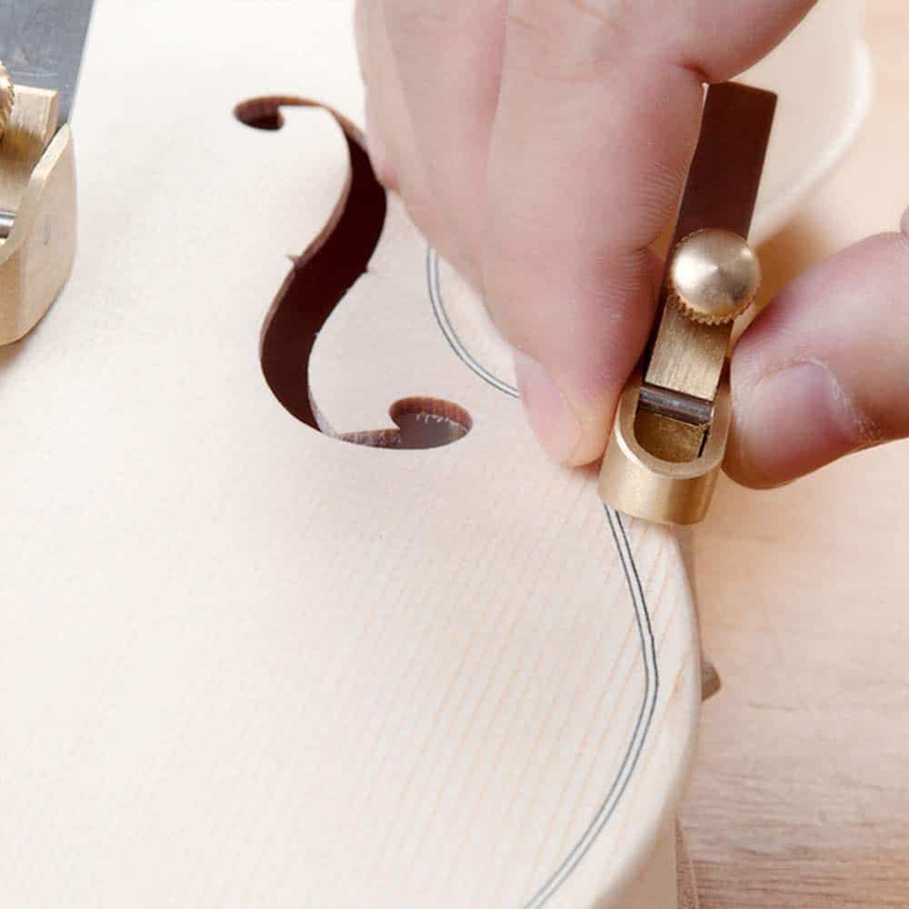 Jiayouy 5 PCS Juego de Cepillo Pulgar de Violín de Bronce - Imagen 6