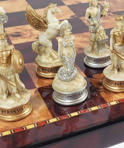 Juego de ajedrez de los dioses olímpicos de la mitología