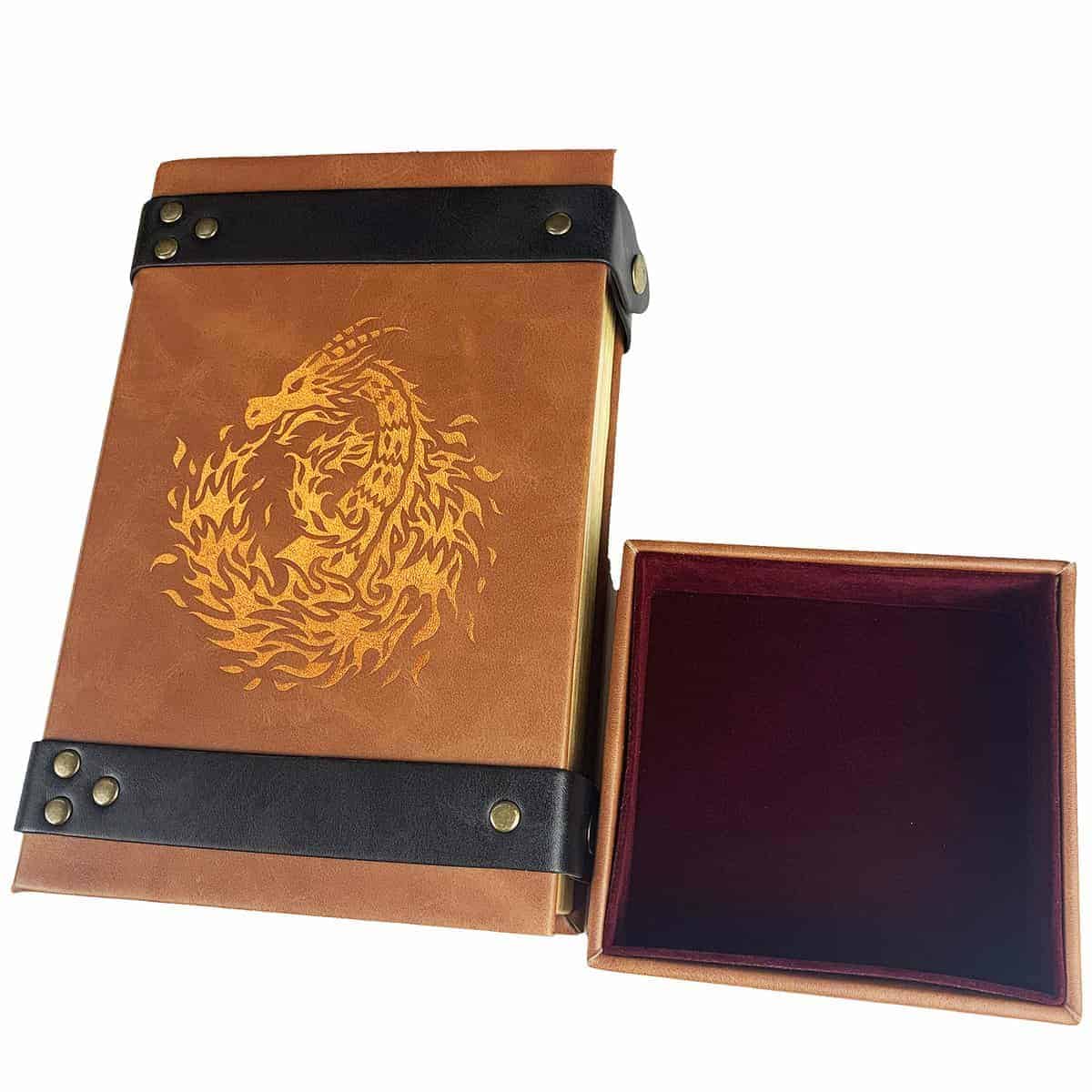 Fantasydice Bandeja de Dados con Forma de Libro