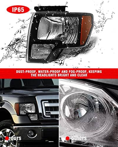 Conjunto de Faros para Ford F150 Pickup 2009 2010 2011 2012 - Imagen 8