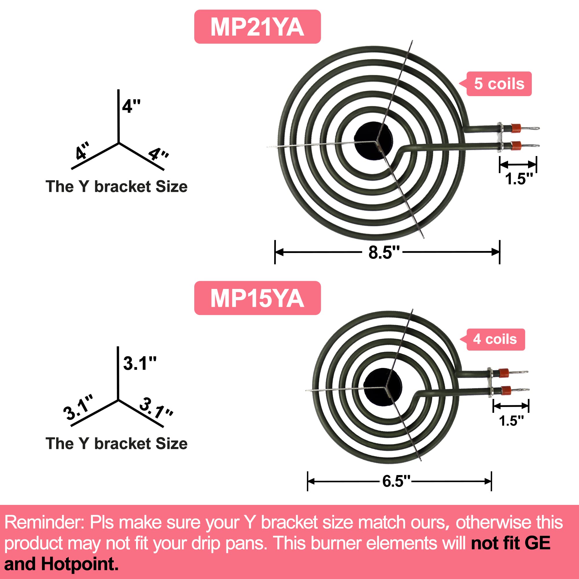 Juego de unidad de elemento de quemador eléctrico de rango - Imagen 4