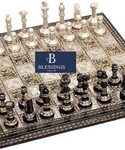 Juego de ajedrez de metal premium coleccionable Divinity