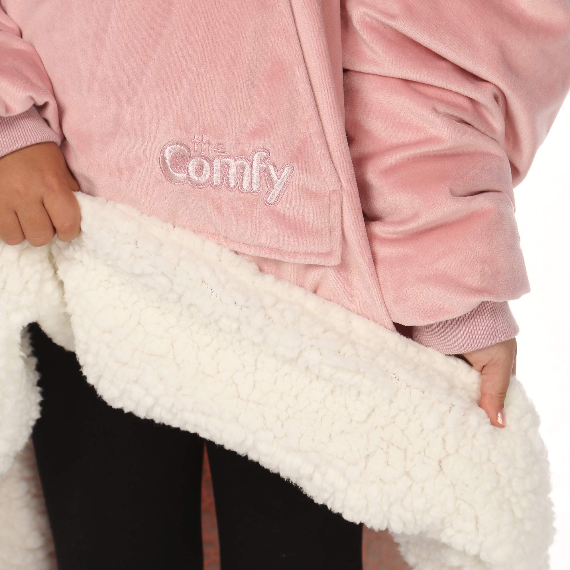 THE COMFY Original Jr | Cobija portátil de forro de sherpa - Imagen 7