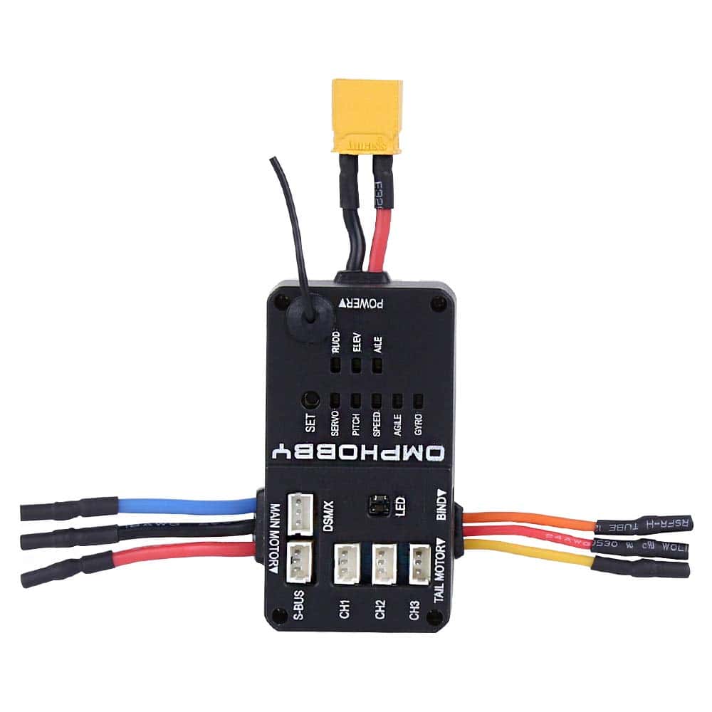 Set de Control de Vuelo para Helicóptero OMPHOBBY M2 V2