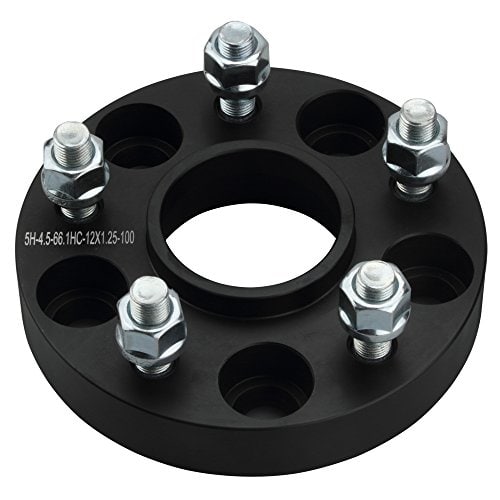 DCVAMOUS 4PC Separadores de Rueda Hubcentric Negro de 5x4.5 - Imagen 7