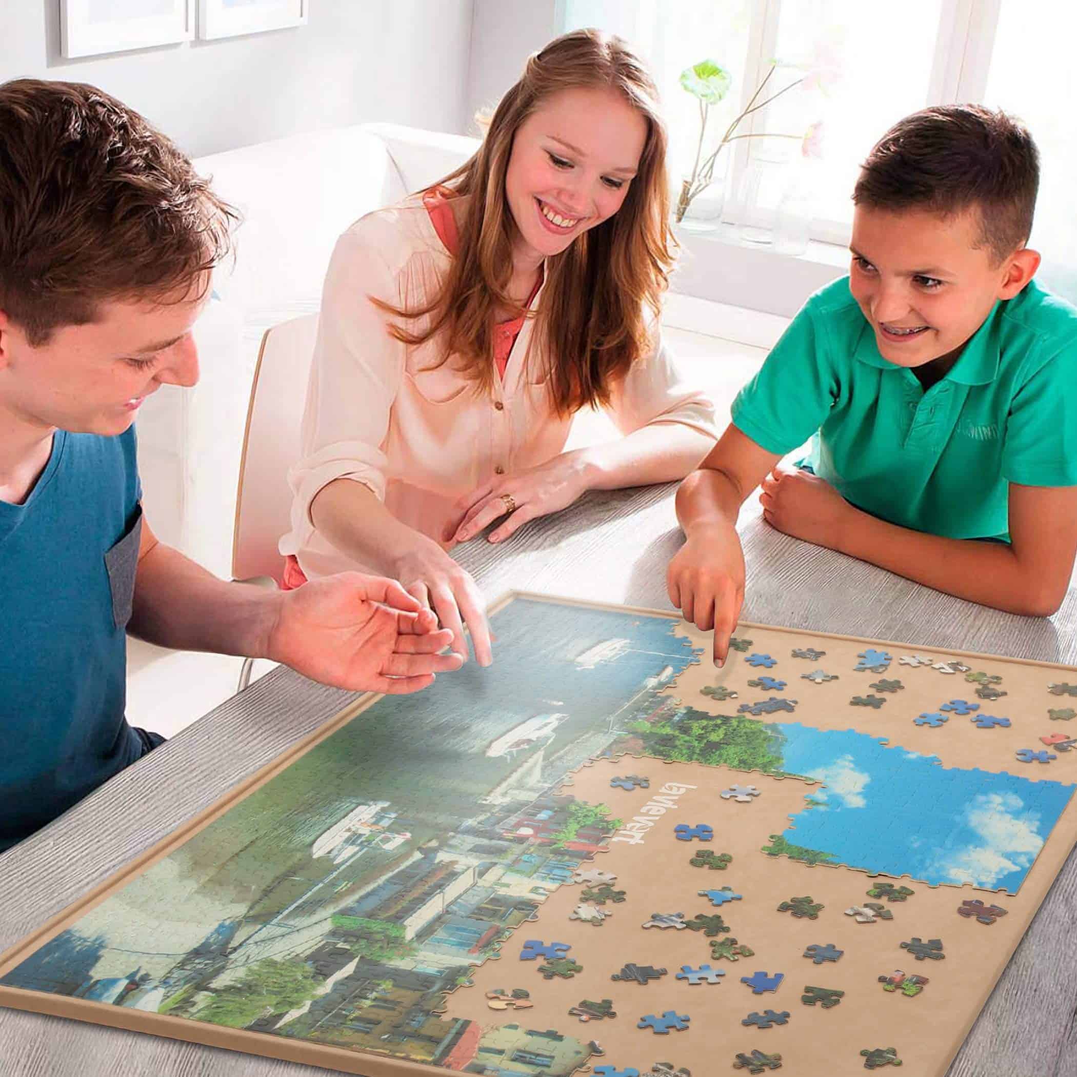 Tablero de Rompecabezas de Madera Lavievert Portátil Puzzle - Imagen 8