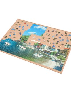 Tablero de Rompecabezas de Madera Lavievert Portátil Puzzle