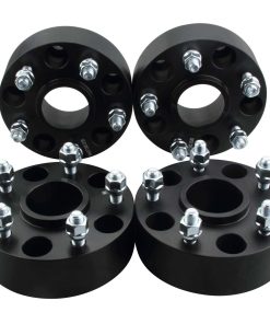 DCVAMOUS 4PC Separadores de Rueda Hubcentric Negro 5x4.5