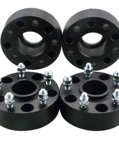 DCVAMOUS 4PC Separadores de Rueda Hubcentricos Negros 5x5