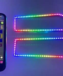 Kit de anillos de halo de luz LED para faros RZR XP Turbo