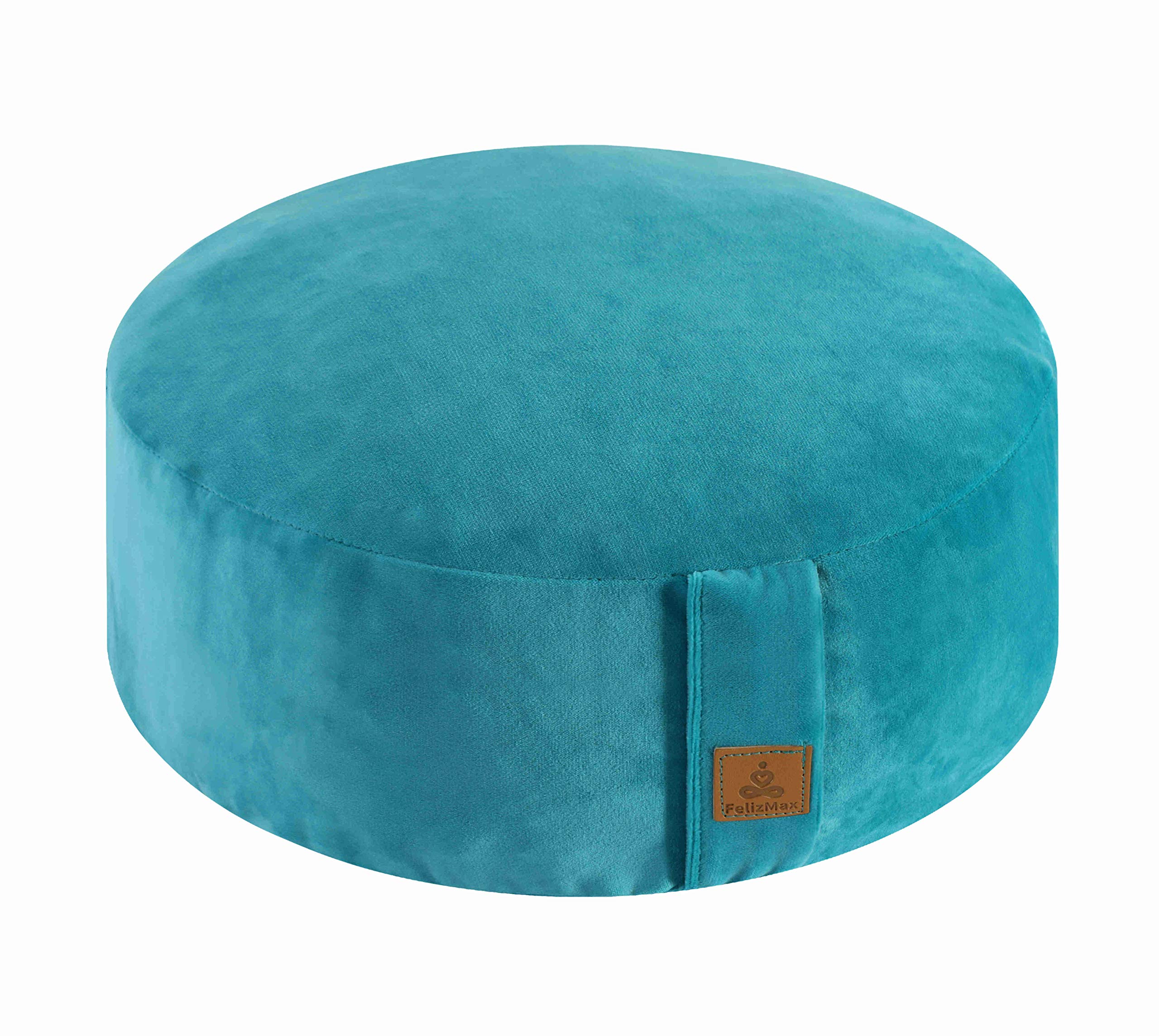 Almohada redonda de meditación de terciopelo D=13"/16"