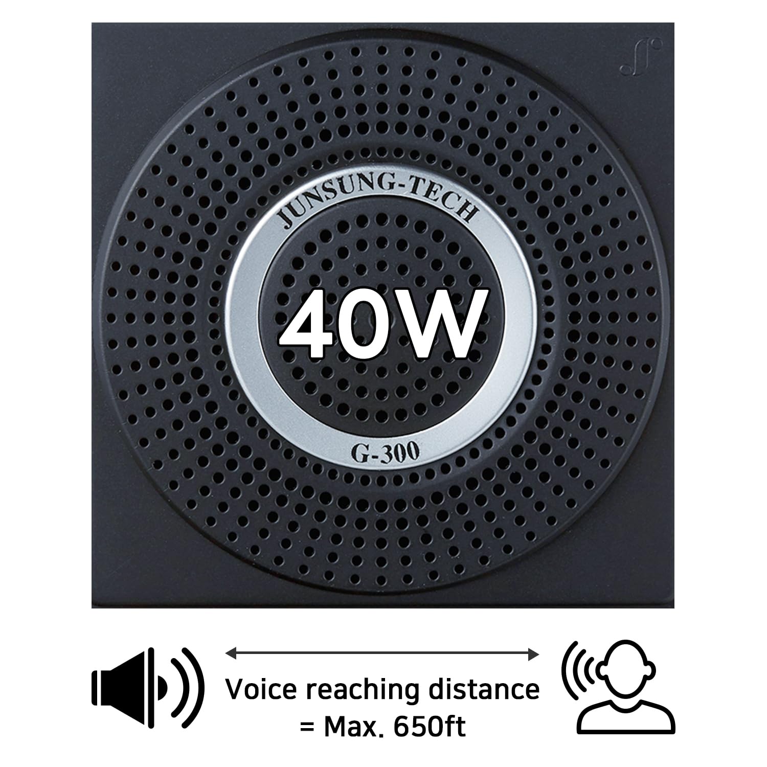 Amplificador de voz portátil GIGAPHONE G300 40W con - Imagen 3