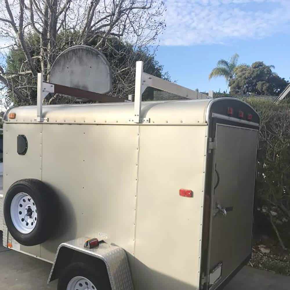 Soporte de escalera para remolque cerrado Mountainpeak para - Imagen 7