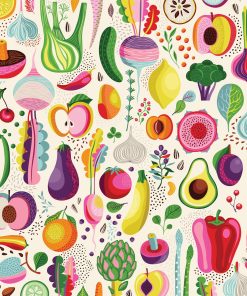 Rompecabezas Buffalo Games - Frutas y Verduras - 300 Piezas