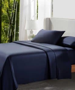 Juego de sábanas California Design Den Rayon de -Azul marino