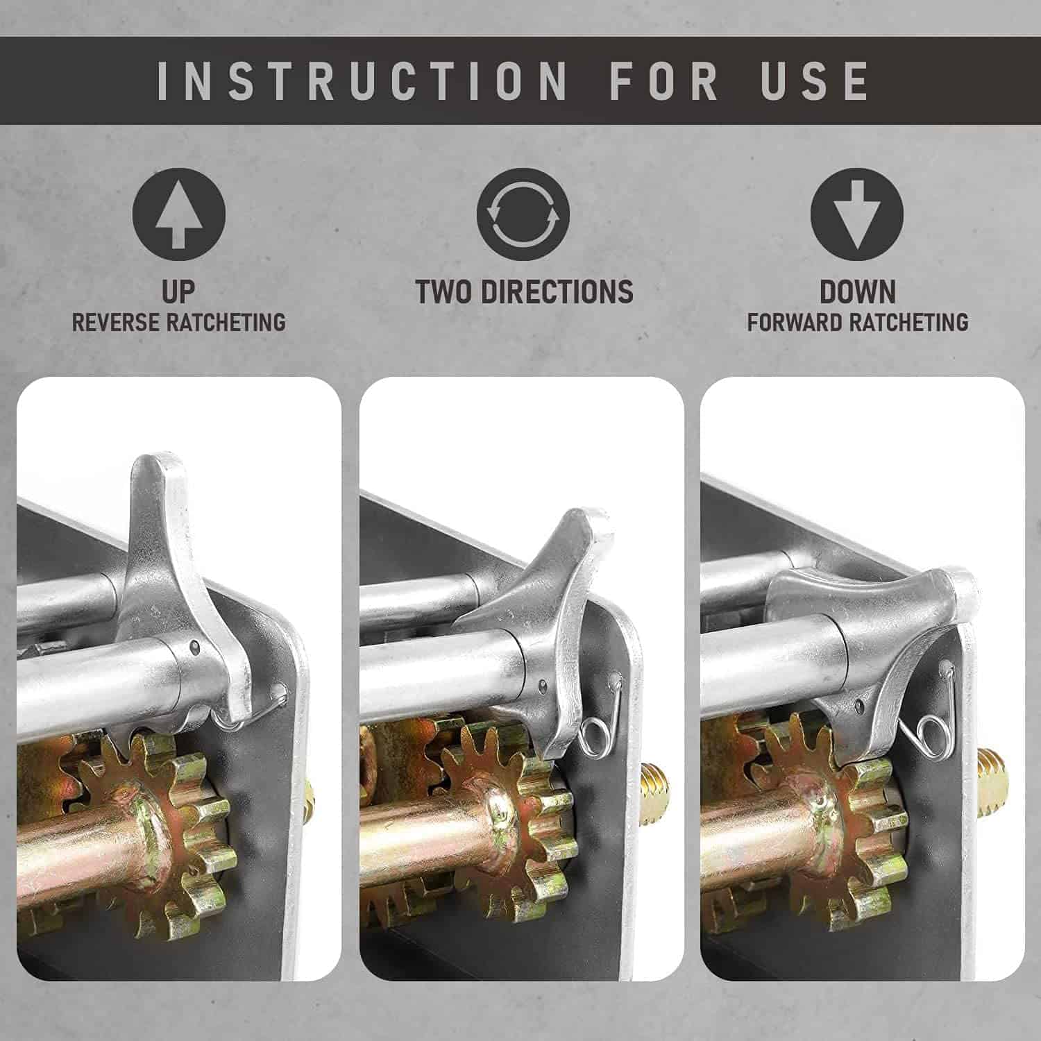 Malacate para Remolque � Manivela Duradera � Malacate de - Imagen 5