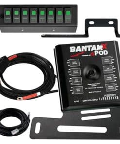 Panel de interruptores BantamX con LED verde para JK