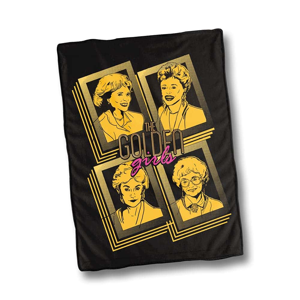 Manta de franela Stunned Mind de las Chicas de Oro [45 x 60