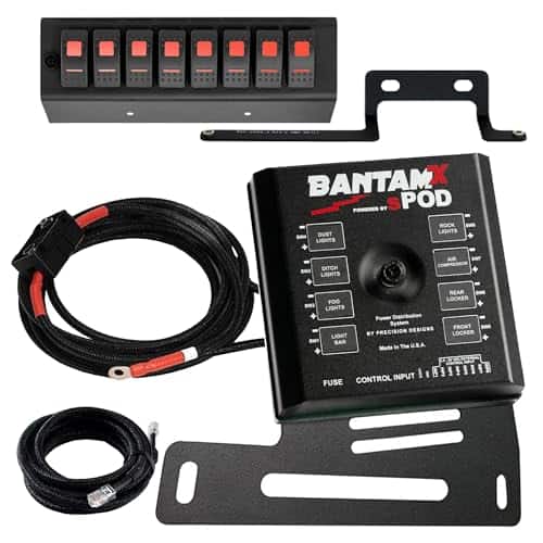 Panel de interruptores BantamX con LED rojo para JK