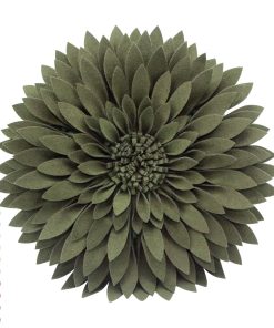 Almohada Decorativa de Flores Contempo -Olive