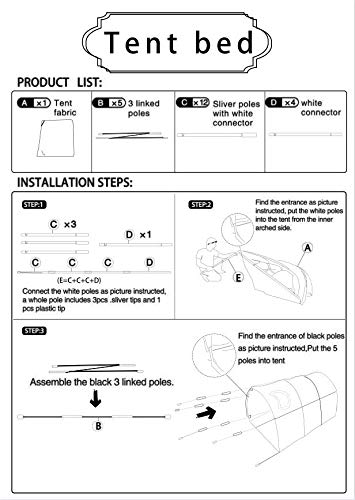 Casa de Juegos para Niñas y Niños en Forma de Cama de - Imagen 10