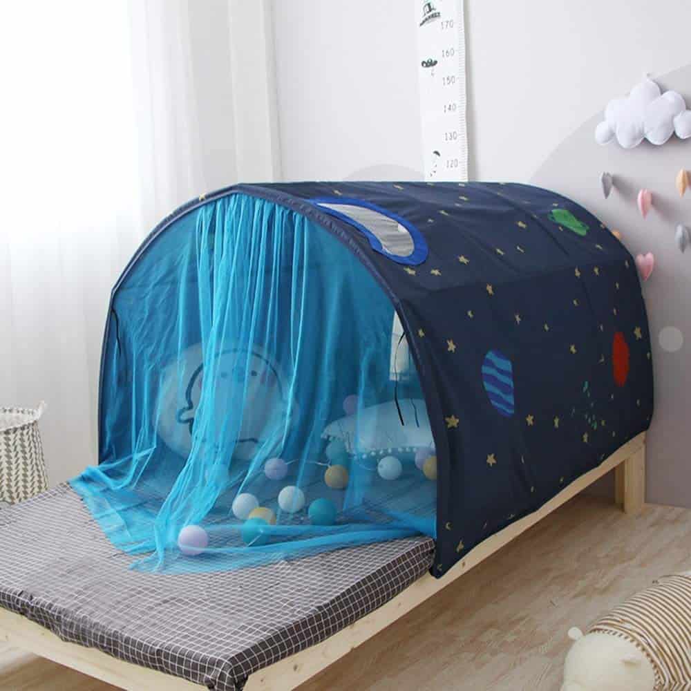 Casa de Juegos para Niñas y Niños en Forma de Cama de - Imagen 8