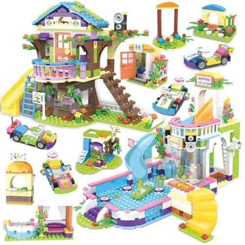 Kit de construcción de Casa del Árbol con Piscina Friends