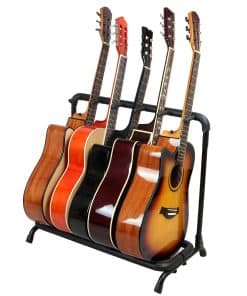Soporte para Múltiples Guitarras Plegable 5 Guitarro