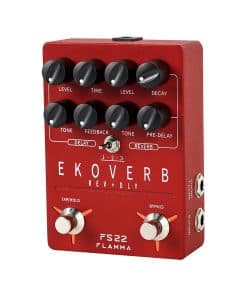 Pedal de Efectos de Delay y Reverb FLAMMA FS22 Combo Pedal