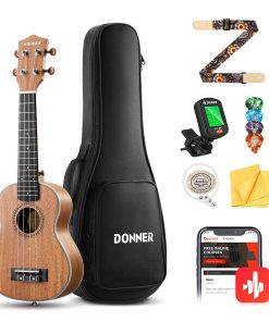 Kit de iniciación de ukelele Donner Concert 23 pulgadas