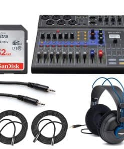Mezclador digital y grabadora multicanal portátil de 8