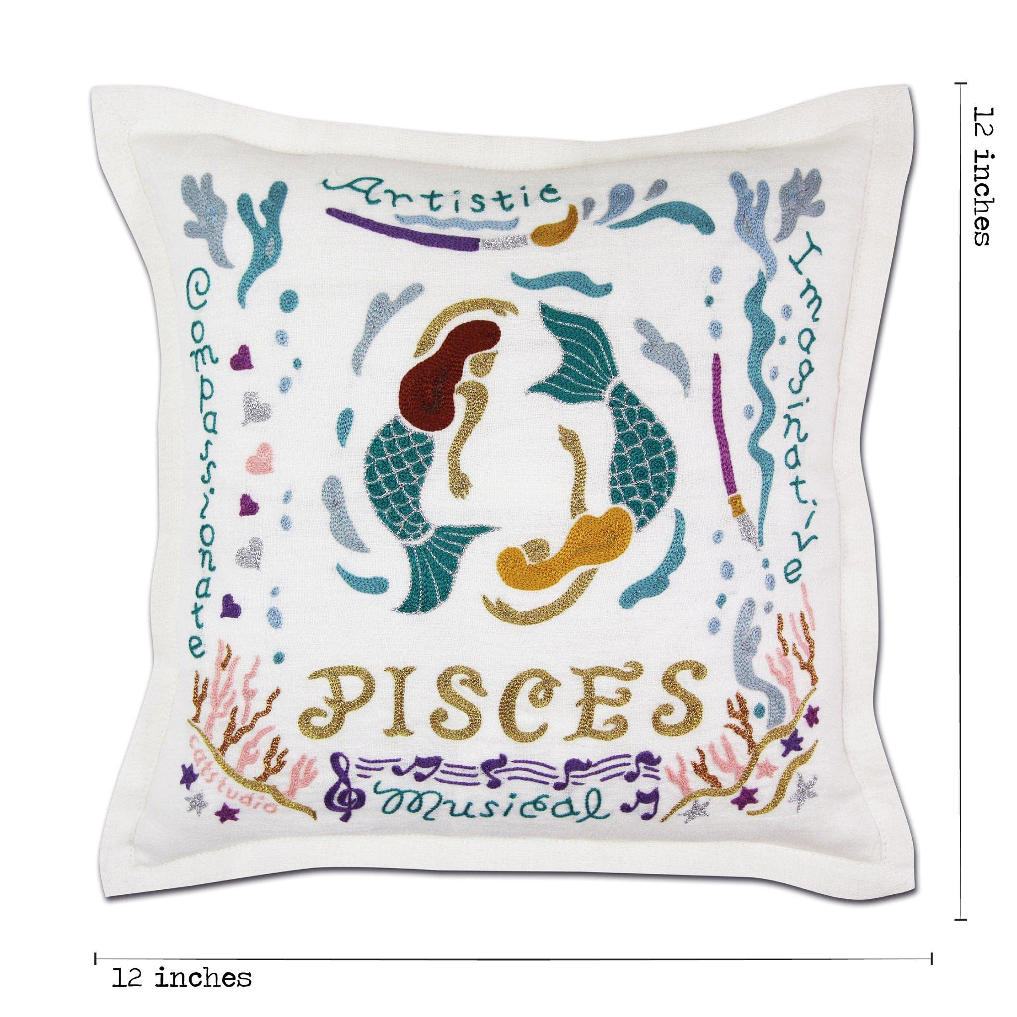 Almohada bordada a mano Catstudio Astrology, Signo del - Imagen 7