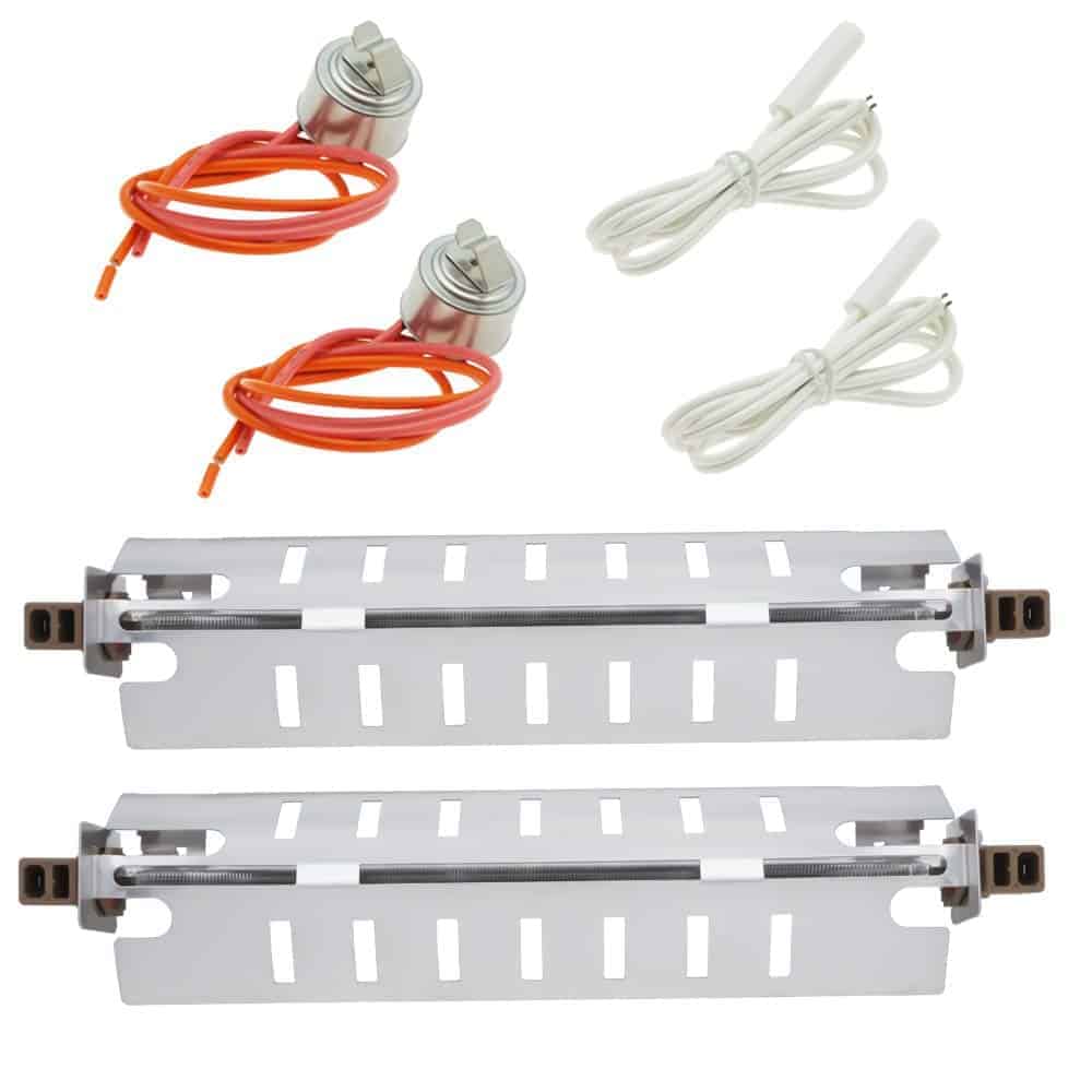 Ecumfy 2 PC WR51X10055 Refrigerador Calentador de Deshielo,