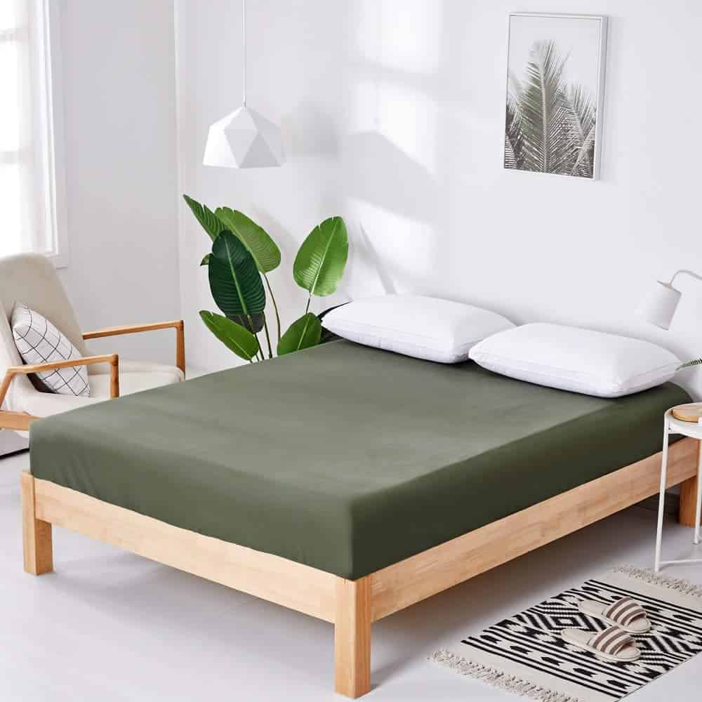 Sábana Ajustable de Cama Ecocott - 100% Algodón Natural - Imagen 4