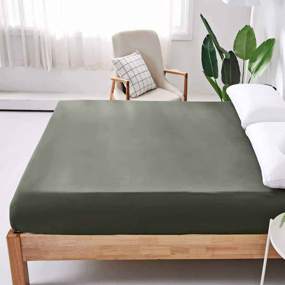 Sábana Ajustable de Cama Ecocott - 100% Algodón Natural