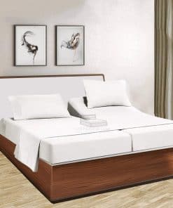 Juego de sábanas ajustables para camas divididas California