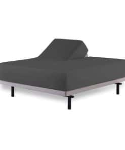 Juego de sábanas Split Head Flex King para -Gris Oscuro Sóli
