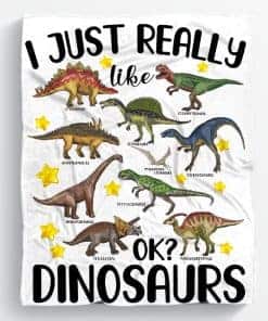 Manta MYSTCOVER I Just Really Like Dinosaurs - Regalos para