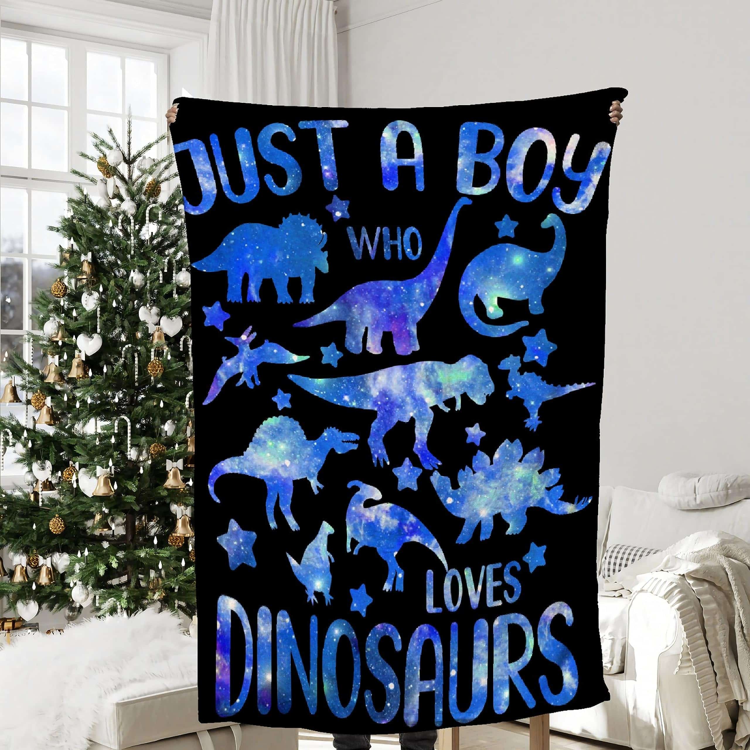 Manta de lana suave Jurassic Dino para niños y niñas - Imagen 7